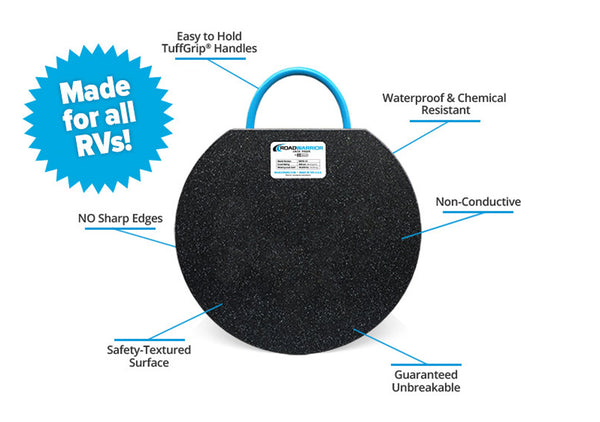 12"x2" (wheel pocket) RoadWarrior RV Jack Pad